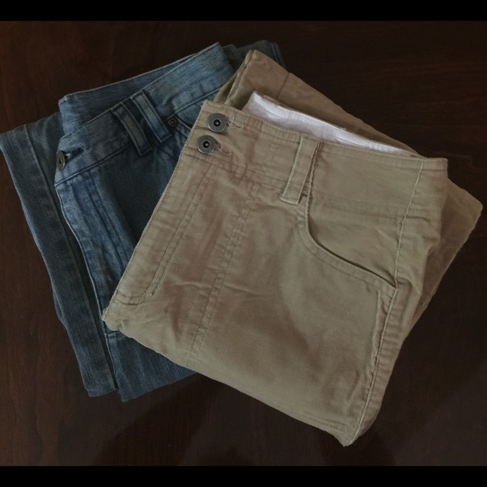 Lot of 2 Liz Claiborne Liz Wear Jeans Corduroy